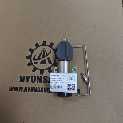 Excavator Parts 3864274 24V Fuel Shutdown Solenoid Stop 3864274 For 6D31 HD700-7 HD820 SK200-3