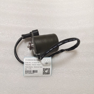 Excavator Spare Parts Solenoid Assy 708-23-18220 7082318220 For PC100 PC120 PC150