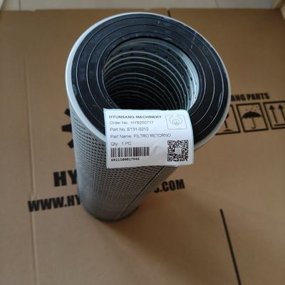 Excavator Parts FILTER E131-0212 For 33HDLL, R110-7, R140LC-7, R140LC9V, R140W7