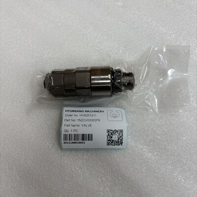 Excavator Parts Main Relief Valve YN22V00002F9 For SK235SR-1E SK200LC-6 SK200LC-6ES SK210-9