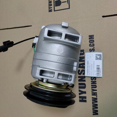 Hyunsang Machinery Parts 11N6-90040 A/C Compressor HL730-7 HL730TM-7 HL740-3 HL740-7 HL740TM-7 HL757-7  1221E Wheel Loader