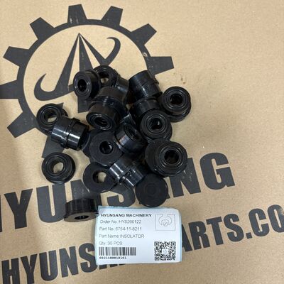 Hyunsang Excavator Spare Parts Isolator 6754-11-8211 For HB205 HB215 PC160 PC200 PC210 PC220
