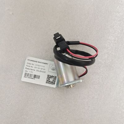 Solenoid 20Y-60-32120 20Y-60-32121 209-60-77250 Excavator Electrical Parts For  PC160 PC180
