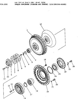 Pump Assy 144-13-11111 1441311111 144-13-11122 1441311122 for D65A D65S