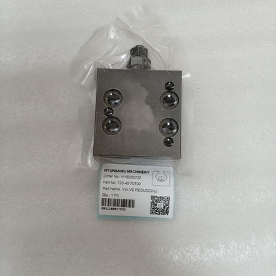 Hyunsang Excavator Parts 723-40-70100 Pressure Reducing Valve for Komatsu 6D102 PC200-6