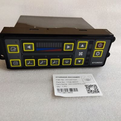 11N6-90031 Air Conditioner Control Panel AC Conditioning Controller For Hyundai R210-7 R210LC-7 R225-7 Excavator Parts