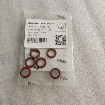 Pack Of 6 Seal Injector Komatsu Gasket 6219-71-1160 6219711160