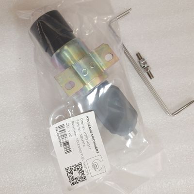 Construction Machinery Parts 1751-2467UIBIS5A 3864274 24V Fuel Shutdown Solenoid For HD700-5